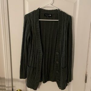 Womens Knit Button Down Cardigan. Size S